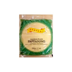 Shankar Madras Plain Pappadoms 7'' 200g