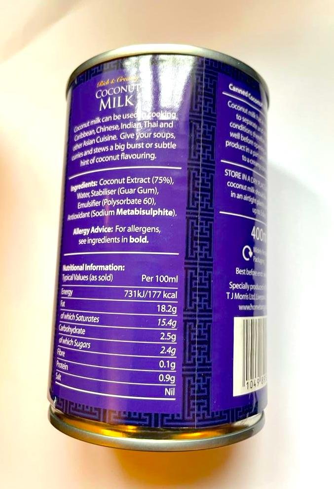 Rich & Creamy Coconut Milk 400ml - Image 3