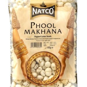 Natco Phool Makhana (Puffed Lotus Seeds/Fox Nuts) 100g ( Back in stock)